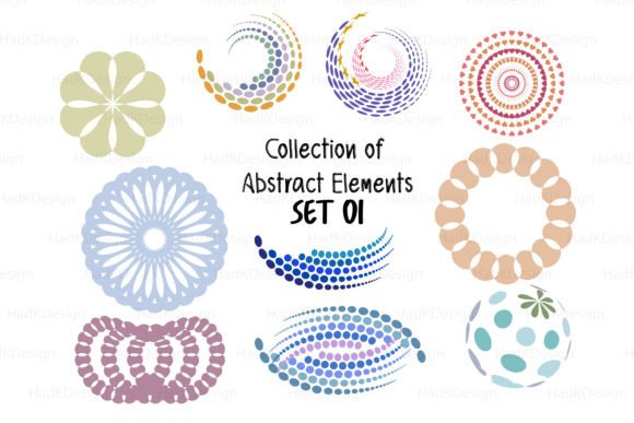 Abstract Element SVG: Modern Digital Art Graphics & Illustrations