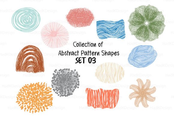 Abstract Pattern SVG: Organic Shapes