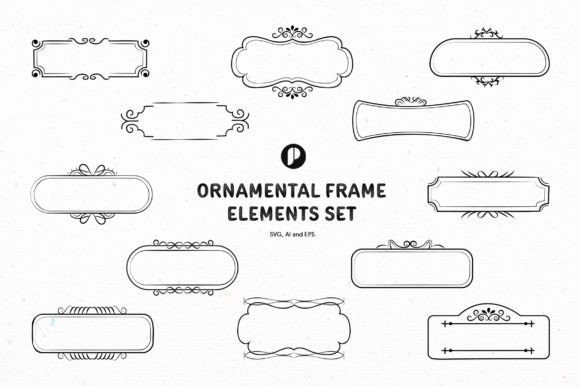 Black Ornamental Frames: Graphics & Illustrations Review