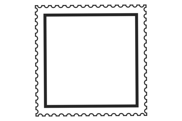 Empty Postmark Template Graphics for Illustrations
