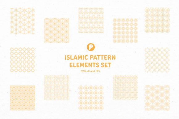 Islamic Pattern Elements Set: Graphics & Illustrations