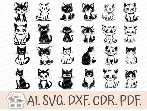 Little Funny Cats Illustrations & Graphics: A Designer’s Take