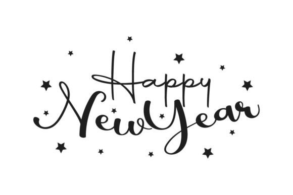 New Year 2024 Typography: Graphics & Illustrations