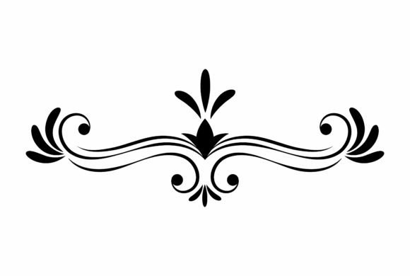 Ornate Clipart Illustration for Embroidery Projects
