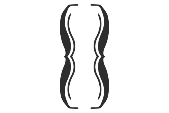 Parenthesis Pair Graphics: Black Brackets in Illustrations