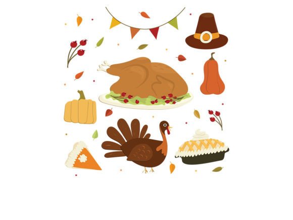 Thanksgiving Elements: Graphics & Illustrations for Bloggers