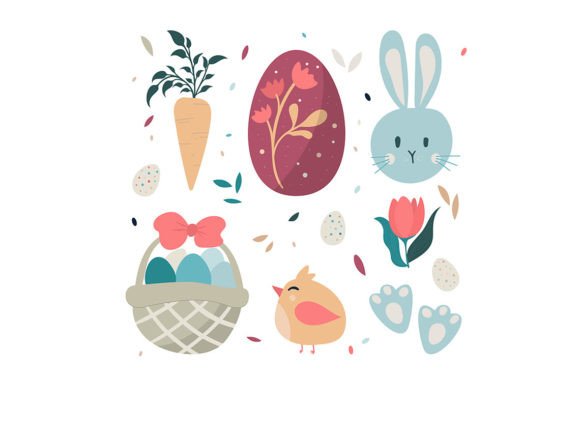 Vector of the Easter Elements